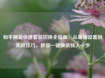 和平精英快捷套装切换全指南，从基础设置到实战技巧，教你一键换装快人一步