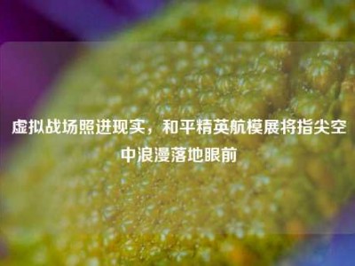 虚拟战场照进现实，和平精英航模展将指尖空中浪漫落地眼前