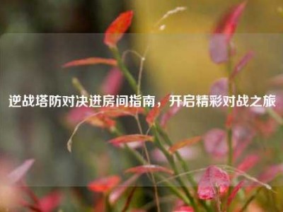 逆战塔防对决进房间指南，开启精彩对战之旅