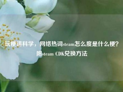 玩梗讲科学，网络热词steam怎么度是什么梗？附steam CDK兑换方法