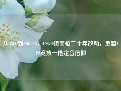 从AWP到SSG 08，CSGO狙击枪二十年改动，重塑FPS竞技一枪定音信仰