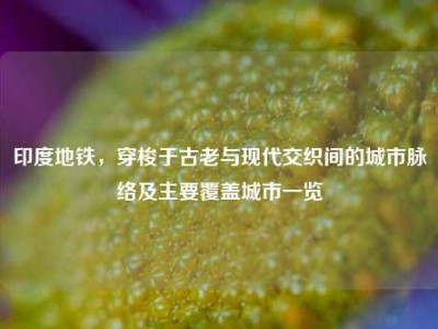 印度地铁，穿梭于古老与现代交织间的城市脉络及主要覆盖城市一览