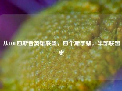 从LOL四斯看英雄联盟，四个斯字辈，半部联盟史
