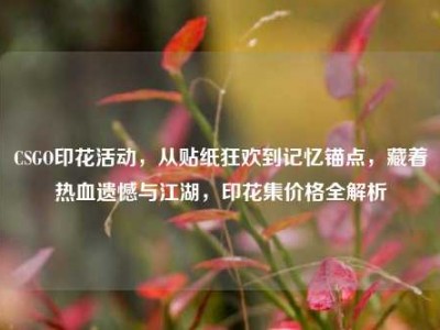 CSGO印花活动，从贴纸狂欢到记忆锚点，藏着热血遗憾与江湖，印花集价格全解析