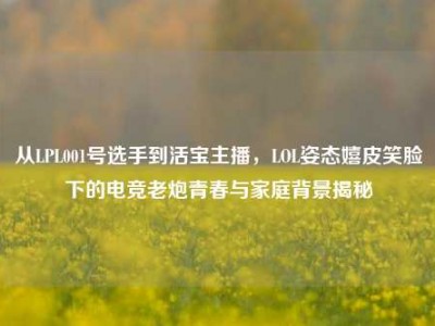 从LPL001号选手到活宝主播，LOL姿态嬉皮笑脸下的电竞老炮青春与家庭背景揭秘