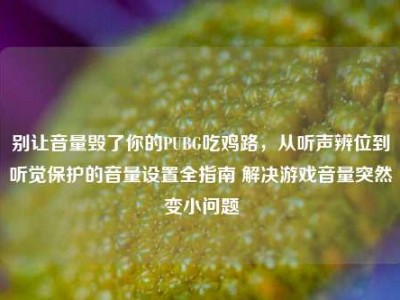 别让音量毁了你的PUBG吃鸡路，从听声辨位到听觉保护的音量设置全指南 解决游戏音量突然变小问题