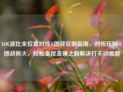 LOL波比全位置对线&团战反制指南，对线压制+团战拆火，轻松拿捏圣锤之毅解决打不动难题
