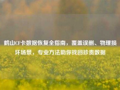 鹤山CF卡数据恢复全指南，覆盖误删、物理损坏场景，专业方法助你找回珍贵数据