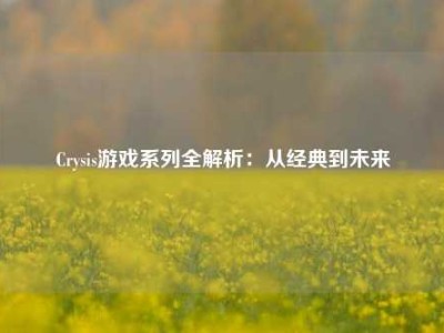 Crysis游戏系列全解析：从经典到未来