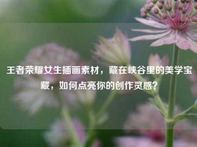 王者荣耀女生插画素材，藏在峡谷里的美学宝藏，如何点亮你的创作灵感？