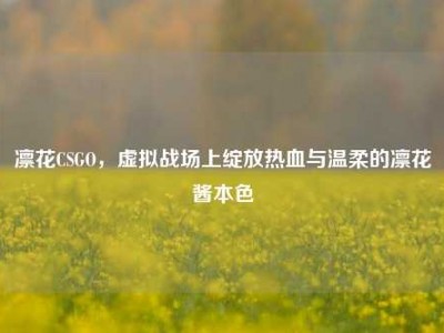 凛花CSGO，虚拟战场上绽放热血与温柔的凛花酱本色