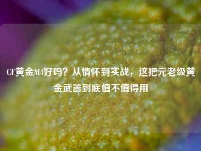 CF黄金M4好吗？从情怀到实战，这把元老级黄金武器到底值不值得用