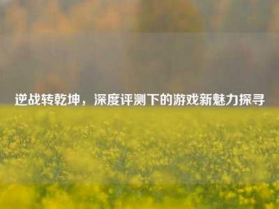 逆战转乾坤，深度评测下的游戏新魅力探寻