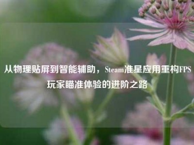 从物理贴屏到智能辅助，Steam准星应用重构FPS玩家瞄准体验的进阶之路