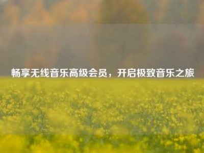畅享无线音乐高级会员，开启极致音乐之旅