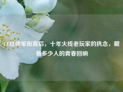 CF红帅军衔背后，十年火线老玩家的执念，藏着多少人的青春回响