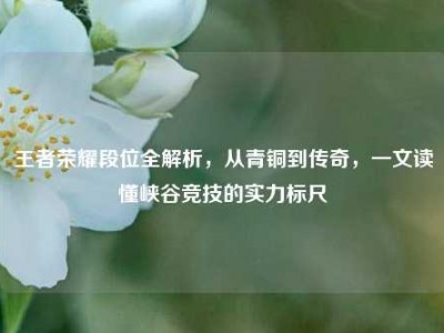 王者荣耀段位全解析，从青铜到传奇，一文读懂峡谷竞技的实力标尺