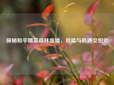 探秘和平精英森林废墟，危险与机遇交织处