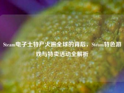Steam电子土特产火遍全球的背后，Steam特色游戏与特卖活动全解析