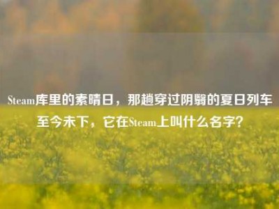 Steam库里的素晴日，那趟穿过阴翳的夏日列车至今未下，它在Steam上叫什么名字？
