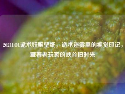 2021LOL诡术妖姬壁纸，诡术迷雾里的视觉印记，藏着老玩家的峡谷旧时光