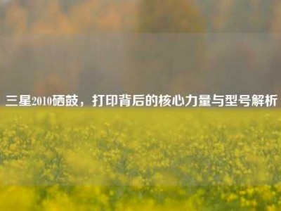 三星2010硒鼓，打印背后的核心力量与型号解析