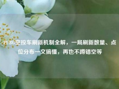 PUBG空投车刷新机制全解，一局刷新数量、点位分布一文搞懂，再也不蹲错空等