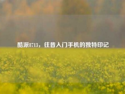 酷派8713，往昔入门手机的独特印记