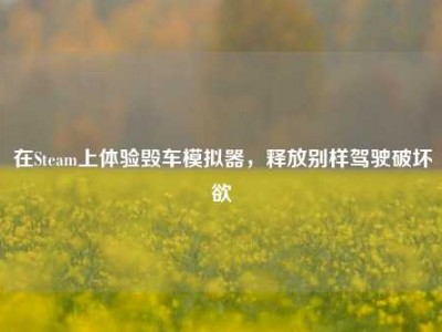 在Steam上体验毁车模拟器，释放别样驾驶破坏欲