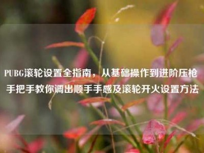 PUBG滚轮设置全指南，从基础操作到进阶压枪 手把手教你调出顺手手感及滚轮开火设置方法