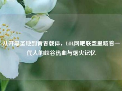 从开黑圣地到青春载体，LOL网吧联盟里藏着一代人的峡谷热血与烟火记忆