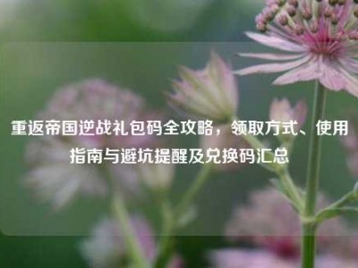 重返帝国逆战礼包码全攻略，领取方式、使用指南与避坑提醒及兑换码汇总