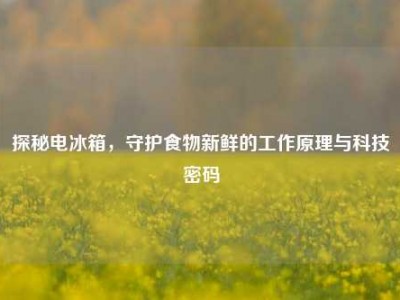 探秘电冰箱，守护食物新鲜的工作原理与科技密码
