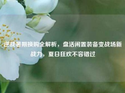 逆战暑期换购全解析，盘活闲置装备变战场新战力，夏日狂欢不容错过