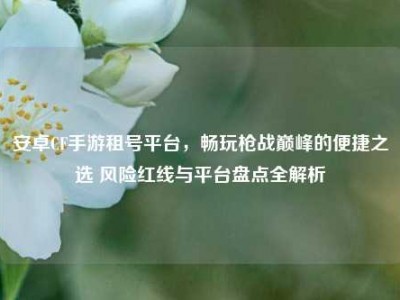 安卓CF手游租号平台，畅玩枪战巅峰的便捷之选 风险红线与平台盘点全解析
