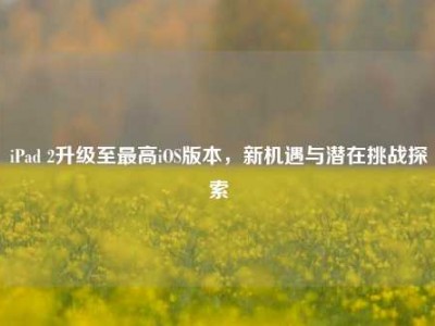 iPad 2升级至最高iOS版本，新机遇与潜在挑战探索