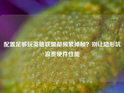 配置足够玩英雄联盟却频繁掉帧？别让隐形坑浪费硬件性能