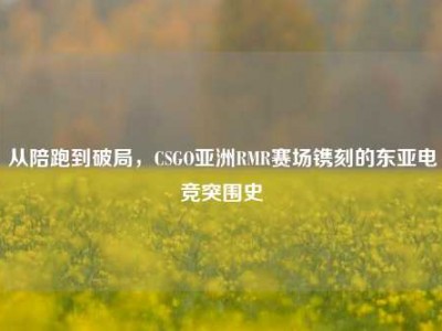 从陪跑到破局，CSGO亚洲RMR赛场镌刻的东亚电竞突围史