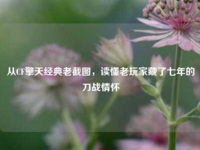 从CF擎天经典老截图，读懂老玩家藏了七年的刀战情怀