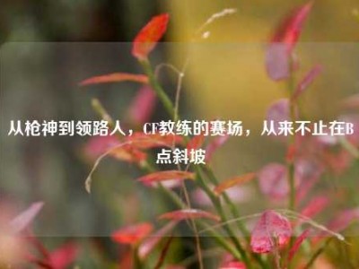 从枪神到领路人，CF教练的赛场，从来不止在B点斜坡