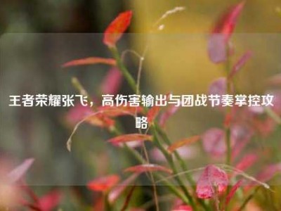 王者荣耀张飞，高伤害输出与团战节奏掌控攻略