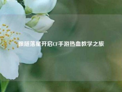 跟随落星开启CF手游热血教学之旅