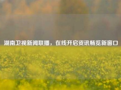 湖南卫视新闻联播，在线开启资讯畅览新窗口