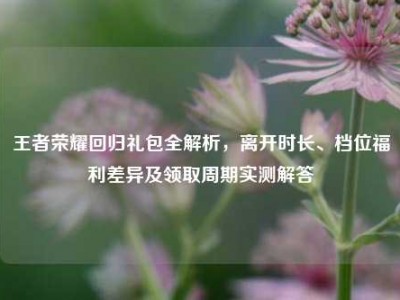 王者荣耀回归礼包全解析，离开时长、档位福利差异及领取周期实测解答