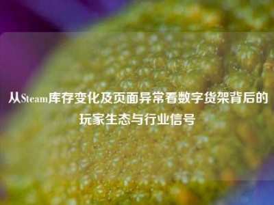 从Steam库存变化及页面异常看数字货架背后的玩家生态与行业信号
