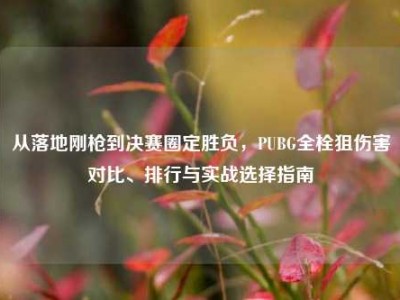 从落地刚枪到决赛圈定胜负，PUBG全栓狙伤害对比、排行与实战选择指南