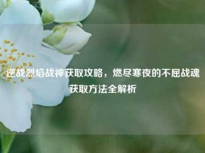 逆战烈焰战神获取攻略，燃尽寒夜的不屈战魂获取方法全解析