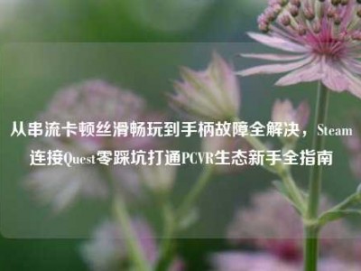 从串流卡顿丝滑畅玩到手柄故障全解决，Steam连接Quest零踩坑打通PCVR生态新手全指南