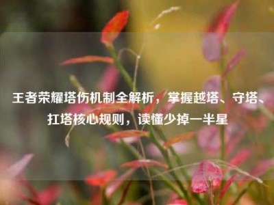王者荣耀塔伤机制全解析，掌握越塔、守塔、扛塔核心规则，读懂少掉一半星