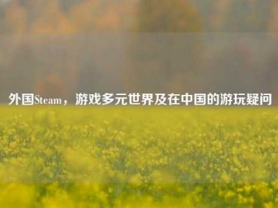 外国Steam，游戏多元世界及在中国的游玩疑问